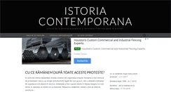 Desktop Screenshot of istoriacontemporana.info