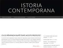 Tablet Screenshot of istoriacontemporana.info